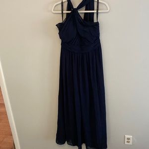 Bill Levkoff Navy Blue Bridesmaid Dress